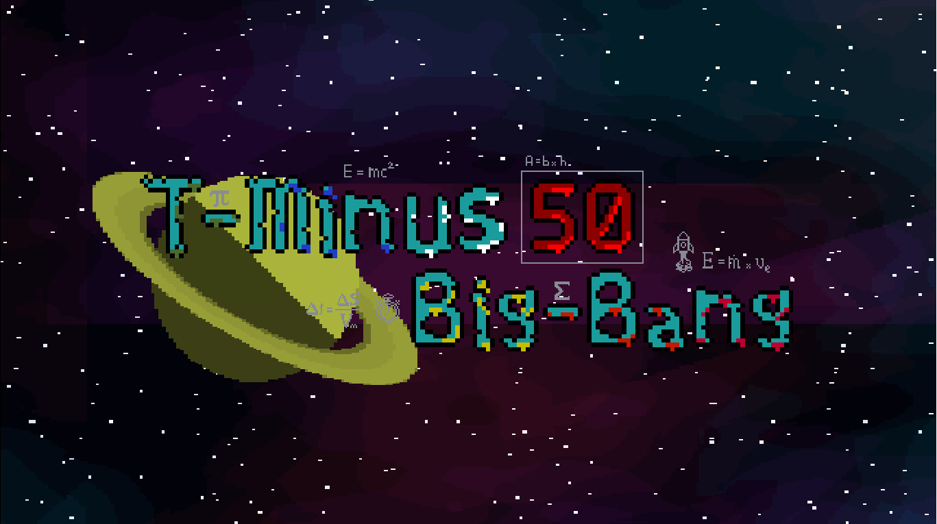 Lançamento de T-Minus 50: Big-Bang na GMTK Game Jam 2026